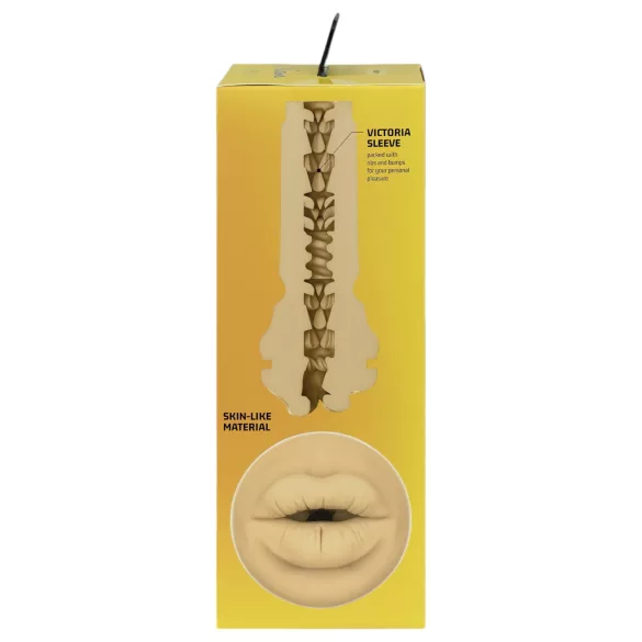 Kiiroo Victoria June - masturbatorius - suderinamas su PowerBlow - kūno spalvos