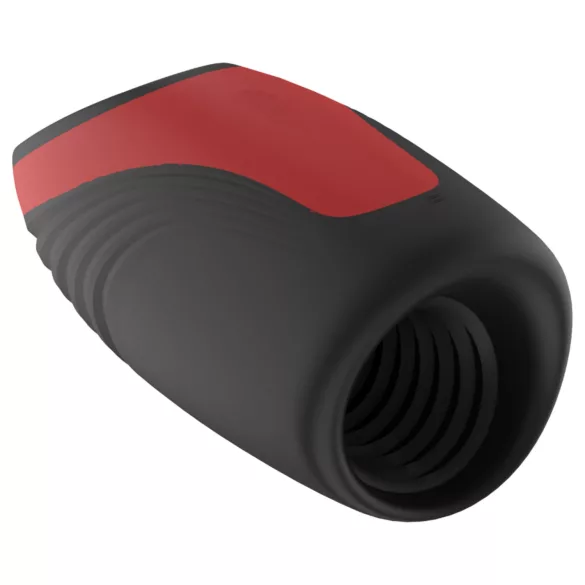 Dreamtoys Essentials - čiulpiantis ir vibruojantis masturbatorius (juodas)