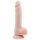 Mr. Dixx 7.6 - siurbtukas, natūralus dildo su sėklidėmis (19,5 cm)