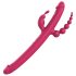 Dreamtoys Pleasure Vibe bet kur - įkraunamas, 4 krypčių vibratorius (rožinis)