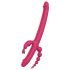 Dreamtoys Pleasure Vibe bet kur - įkraunamas, 4 krypčių vibratorius (rožinis)