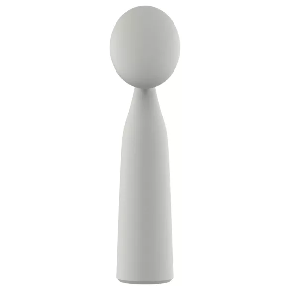 Nude Luna - mini wand vibratorius - įkraunamas - pilkas