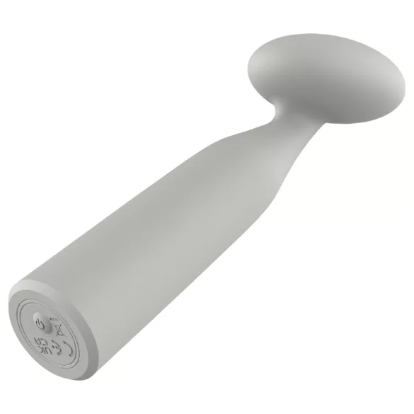 Nude Luna - mini wand vibratorius - įkraunamas - pilkas