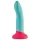 Dreamtoys Love Signal - dviejų spalvų silikoninis mažas dildo (mėlynas)