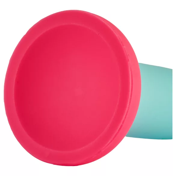 Dreamtoys Love Signal - dviejų spalvų silikoninis mažas dildo (mėlynas)