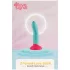 Dreamtoys Love Signal - dviejų spalvų silikoninis mažas dildo (mėlynas)