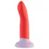 Dreamtoys Love Signal - dviejų spalvų silikoninis dildo, vidutinis (raudonas)