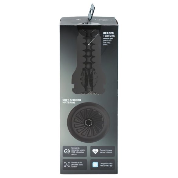 Kiiroo - vyriškas masturbatorius - PowerBlow + Feel Pocket - juodas