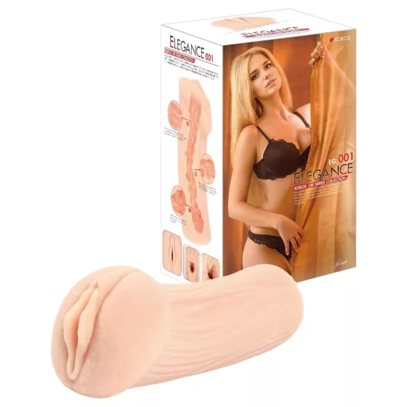 Kokos Elegance 01 - masturbatorius - realistiška vagina - kūno spalvos