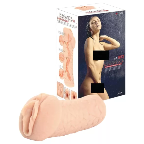 Kokos Elegance 03 - masturbatorius - realistiška vagina - natūrali spalva