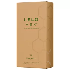   LELO Hex Organic - prezervatyvai - natūralus lateksas - 12 vnt
