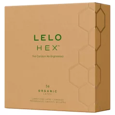   LELO Hex Organic - prezervatyvai - natūralus lateksas - 36 vnt