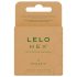 LELO Hex Organic - potencijos prezervatyvai (3 vnt)