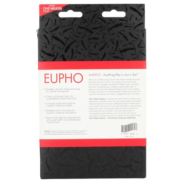 Aneros Eupho Trident - prostatos masažuoklis - baltas
