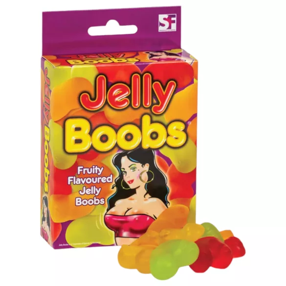 Jelly Boobs - vaisių skonio želė krūtinėlės - 120g