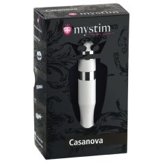mystim Casanova - elektros dildo lazdelė - balta