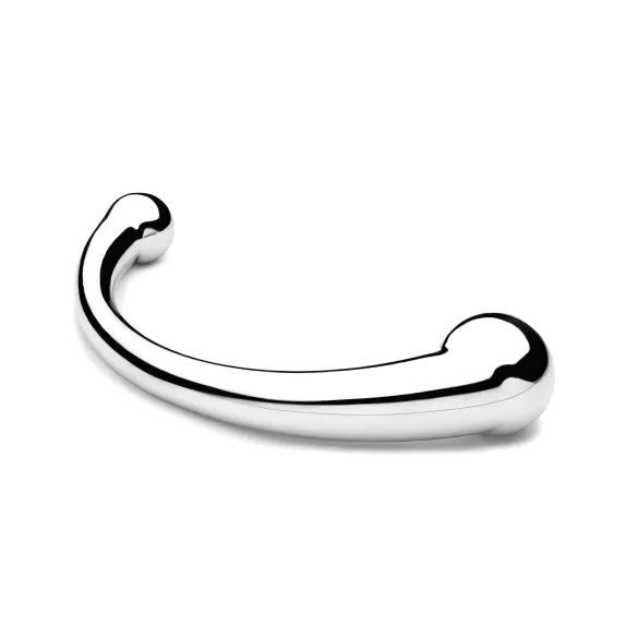 NJOY Pure Wand - analinis kablio formos dildo (sidabrinis)
