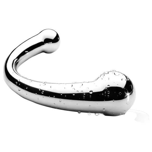 NJOY Pure Wand - analinis kablio formos dildo (sidabrinis)