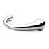 NJOY Pure Wand - analinis kablio formos dildo (sidabrinis)