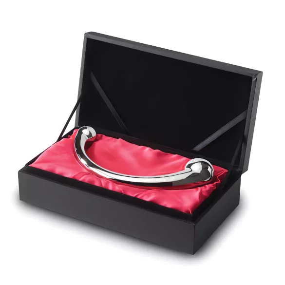 NJOY Pure Wand - analinis kablio formos dildo (sidabrinis)