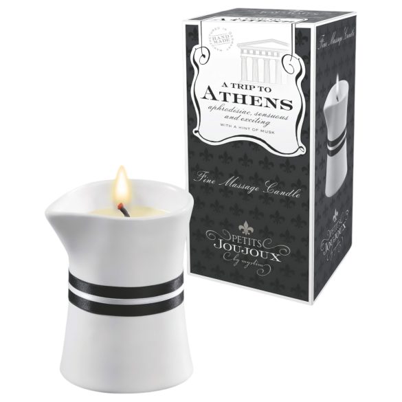 Petits Joujoux Atėnai - masažo žvakė - muskuso kvapas (120ml)