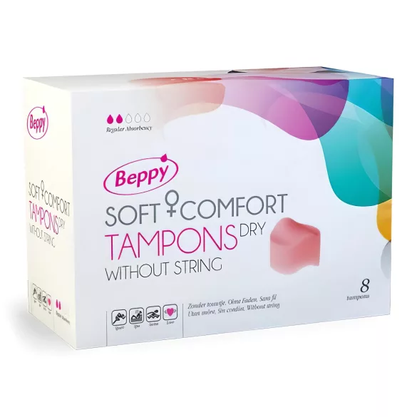 Beppy - tamponas menstruacijų laikotarpiui intymiam aktui (8 vnt.) - sausas