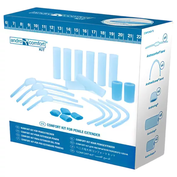 AndroComfort - priedų rinkinys penio didintuvui - kompaktiškas