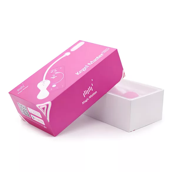 Magic Motion Kegel Master - programėle valdoma vibruojanti geišos (Kegel) rutuliukas (rožinis)