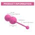 Magic Motion Kegel Master - Išmanus geišos kamuoliukų duetas (violetiniai)