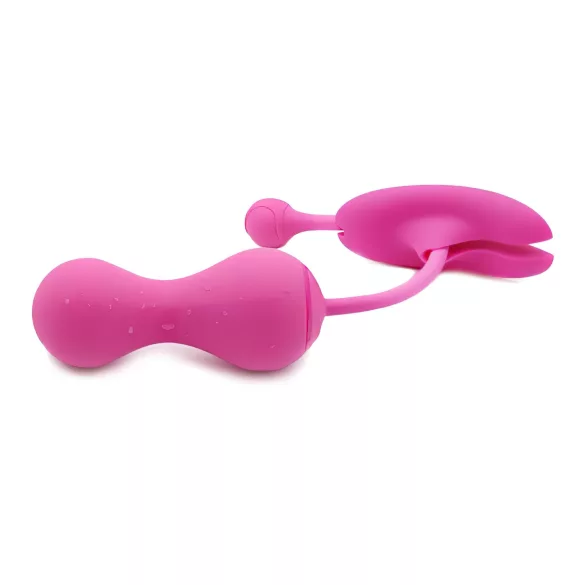 Magic Motion Kegel Master - programėle valdoma vibruojanti geišos (Kegel) rutuliukas (rožinis)