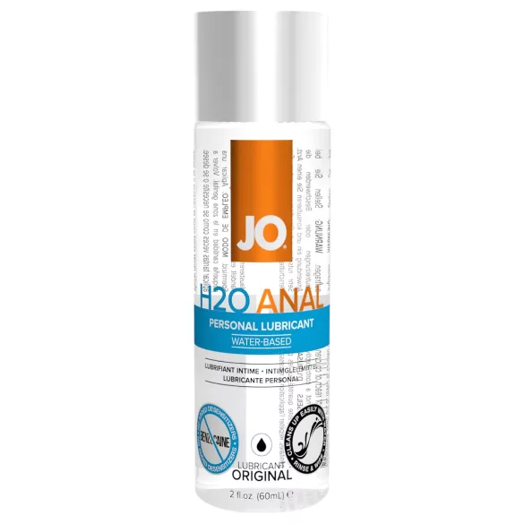 System JO - H2O Anal Original - vandens pagrindo analinis lubrikantas (60 ml)