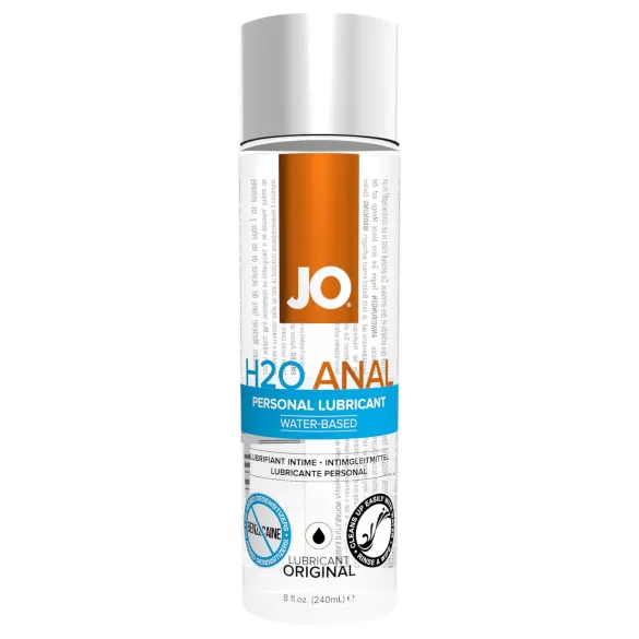 System JO - H2O Anal Original - vandens pagrindo analinis lubrikantas (240 ml)