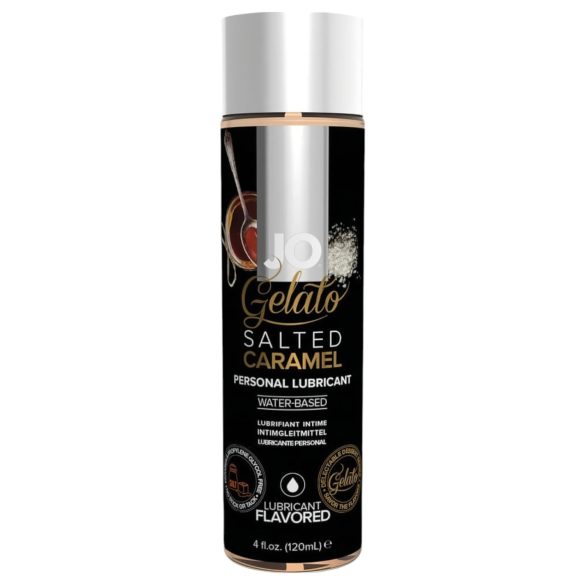 JO Gelato sūrus karamelinis - vandens pagrindu slydimo gelis (120ml)