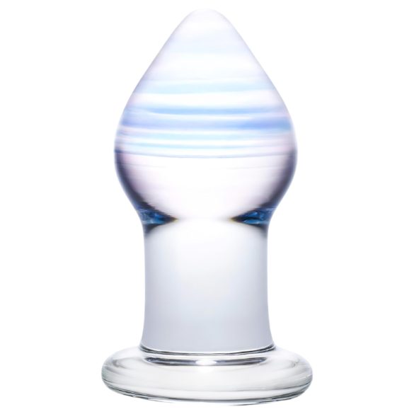 GLAS Ametisto Lietus - stiklinis analinis kaištis (violetinis)