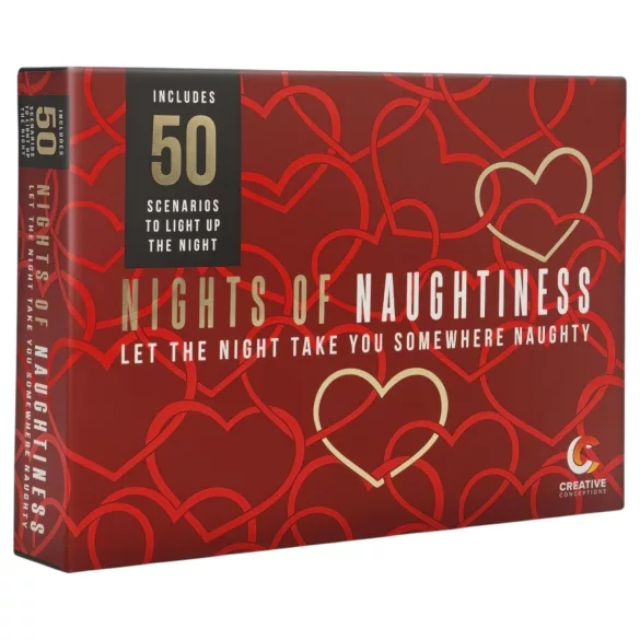 FIFTY NIGHTS OF NAUGHTINESS - sekso stalo žaidimas anglų k.