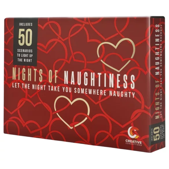 FIFTY NIGHTS OF NAUGHTINESS - sekso stalo žaidimas anglų k.