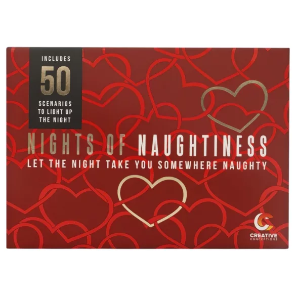FIFTY NIGHTS OF NAUGHTINESS - sekso stalo žaidimas anglų k.
