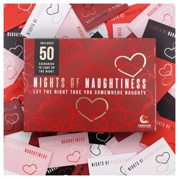 FIFTY NIGHTS OF NAUGHTINESS - sekso stalo žaidimas anglų k.