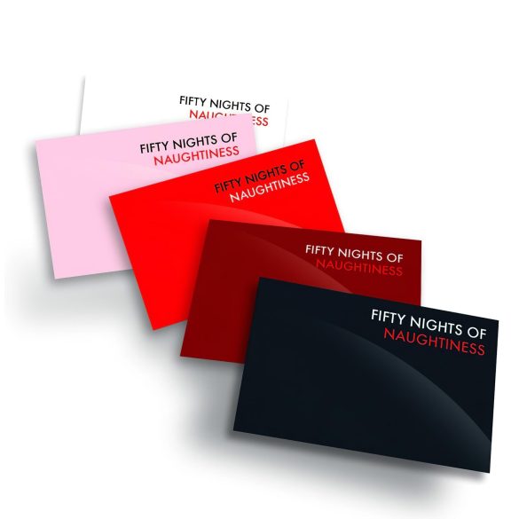 FIFTY NIGHTS OF NAUGHTINESS - sekso stalo žaidimas anglų k.