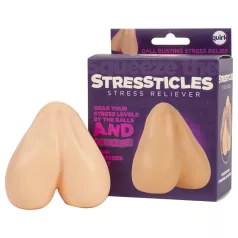   Stressticles - sėklidžių formos streso kamuoliukas - natūrali spalva