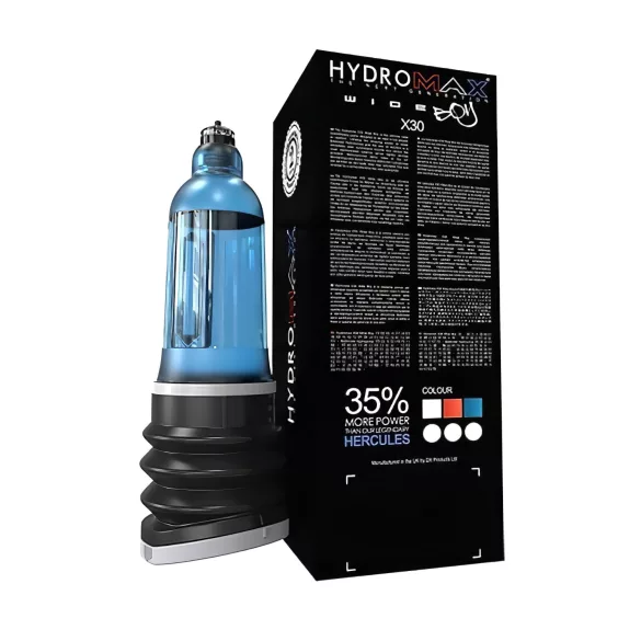 Bathmate Hydromax 7 Wide Boy - hidropompa (mėlyna)