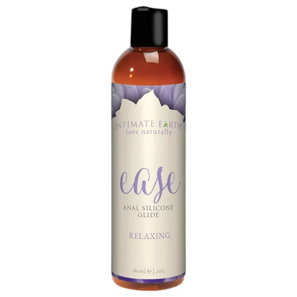 Intimate Earth Ease - raminamasis silikoninis analinis lubrikantas (60 ml)