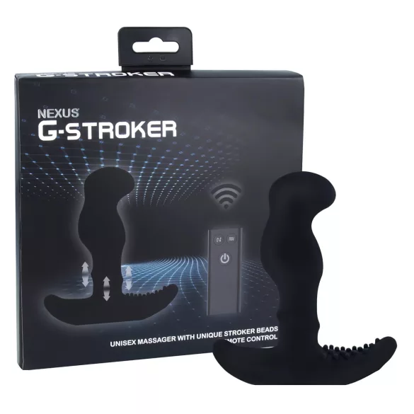 Nexus G-stroker - prostatos masažuoklis vibratorius su nuotolinio valdymo pultu