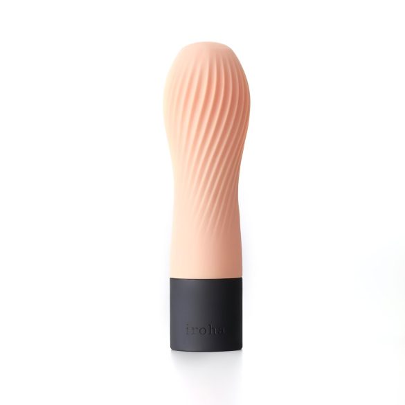 TENGA Iroha Zen - Hanacha itin švelnus silikoninis vibratorius (persikas)
