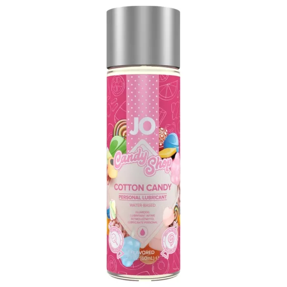 System JO - Candy Shop Cotton Candy - vandens pagrindo lubrikantas (60 ml)