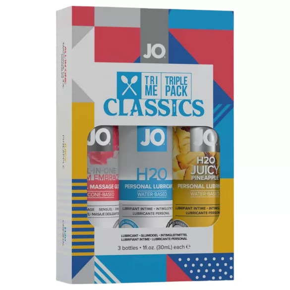 JO System Classics - lubrikantų rinkinys - 3x30ml