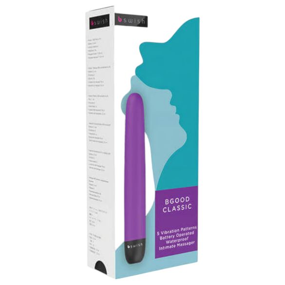 B SWISH Bgood Classic - klasikinis vibratorius (violetinis)