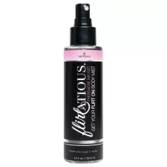   Sensuva Flirtatious - feromonų kūno purškiklis - vanilė ir saldžialiepa (125 ml)