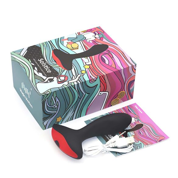 Magic Motion Solstice - išmanus juodas prostatos vibratorius