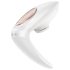 Satisfyer Pro 4 Couples - porų vibratorius su oro bangomis (baltas)
